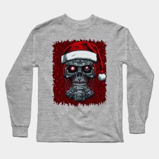 Robo-Zombie Santa Long Sleeve T-Shirt